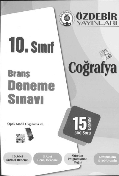 BRANŞ DENEME SINAVI COĞRAFYA 15 DENEME 300 SORU Fenomen Fotokopi - YKS - KPSS - ALES