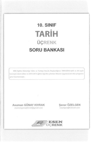 TARİH ÜÇRENK SORU BANKASI