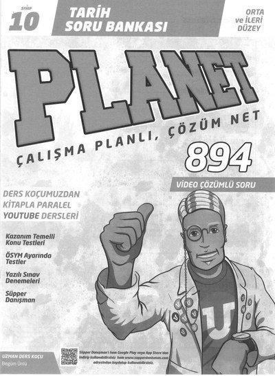 TARİH SORU BANKASI PLANET ÇALIŞMA PLANLI ÇÖZÜM NET Fenomen Fotokopi - YKS - KPSS - ALES