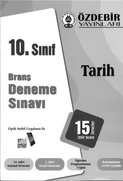 BRANŞ DENEME SINAVI TARİH 15 DENEME 300 SORU Fenomen Fotokopi - YKS - KPSS - ALES