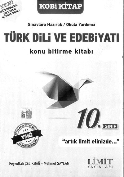 TÜRK DİLİ VE EDEBİYATI KONU BİTİRME KİTABI Fenomen Fotokopi - YKS - KPSS - ALES