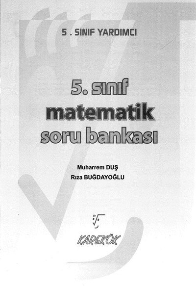 MATEMATİK SORU BANKASI