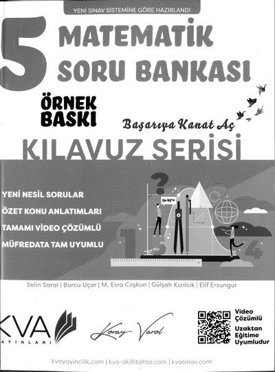 MATEMATİK SORU BANKASI Fenomen Fotokopi - YKS - KPSS - ALES