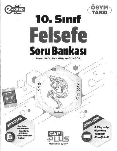 FELSEFE SORU BANKASI Fenomen Fotokopi - YKS - KPSS - ALES