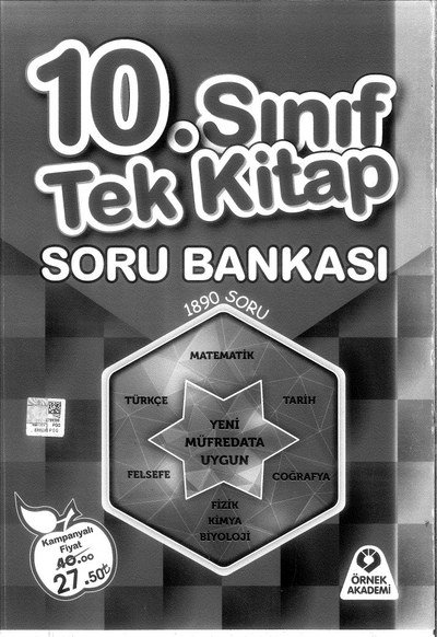 TEK KİTAP SORU BANKASI Fenomen Fotokopi - YKS - KPSS - ALES
