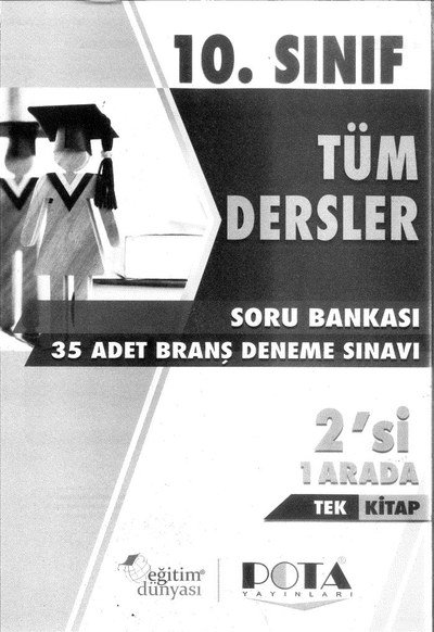 TÜM DERSLER SORU BANKASI 35 ADET BRANŞ DENEME SINAVI 2'Sİ 1 ARADA TEK KİTAP Fenomen Fotokopi - YKS - KPSS - ALES