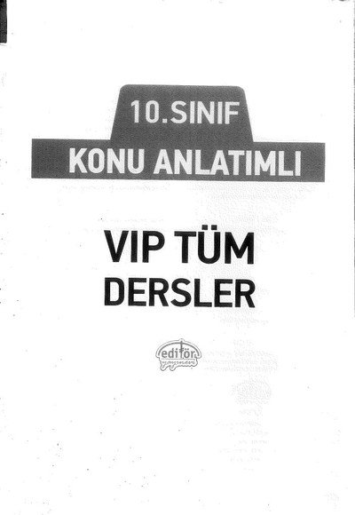 KONU ANLATIMLI VİP TÜM DERSLER Fenomen Fotokopi - YKS - KPSS - ALES