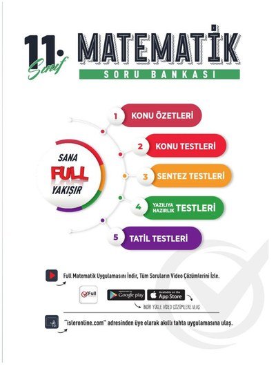 MATEMATİK SORU BANKASI SANA FULL YAKIŞIR Fenomen Fotokopi - YKS - KPSS - ALES