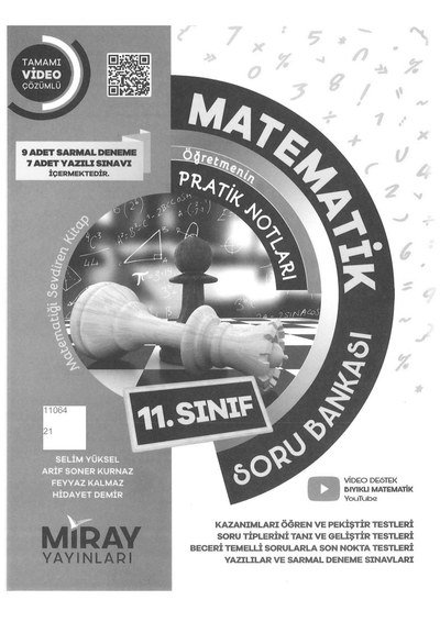 MATEMATİK ÖĞRETMENİN PRATİK NOTLARI SORU BANKASI Fenomen Fotokopi - YKS - KPSS - ALES