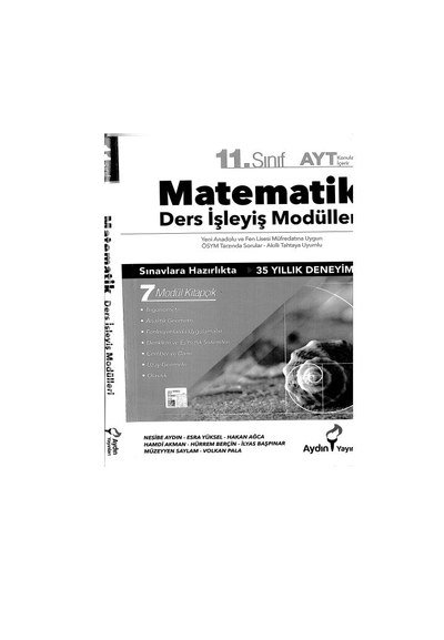 MATEMATİK DERS İŞLEYİŞ MODÜLLERİ Fenomen Fotokopi - YKS - KPSS - ALES