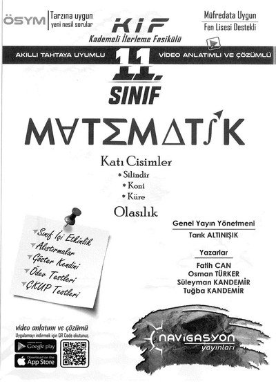 MATEMATİK KATI CİSİMLER OLASILIK Fenomen Fotokopi - YKS - KPSS - ALES