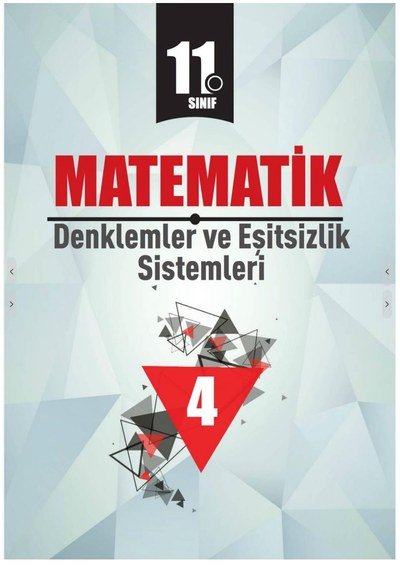 MATEMATİK DENKLEMLER VE EŞİTSİZLİK SİSTEMLERİ Fenomen Fotokopi - YKS - KPSS - ALES