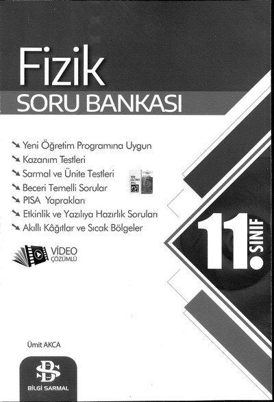 FİZİK SORU BANKASI VİDEO ÇÖZÜMLÜ Fenomen Fotokopi - YKS - KPSS - ALES