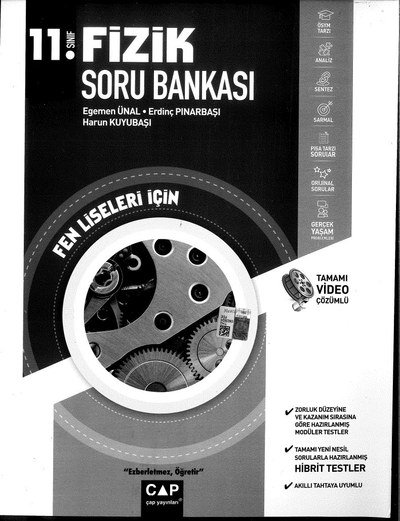 FİZİK SORU BANKASI FEN LİSELERİ İÇİN Fenomen Fotokopi - YKS - KPSS - ALES