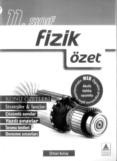 FİZİK ÖZET KONU ÖZETLERİ ÇÖZÜMLÜ SORULAR Fenomen Fotokopi - YKS - KPSS - ALES