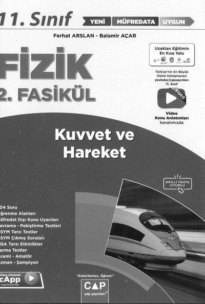 FİZİK 2. FASİKÜL KUVVET VE HAREKET Fenomen Fotokopi - YKS - KPSS - ALES