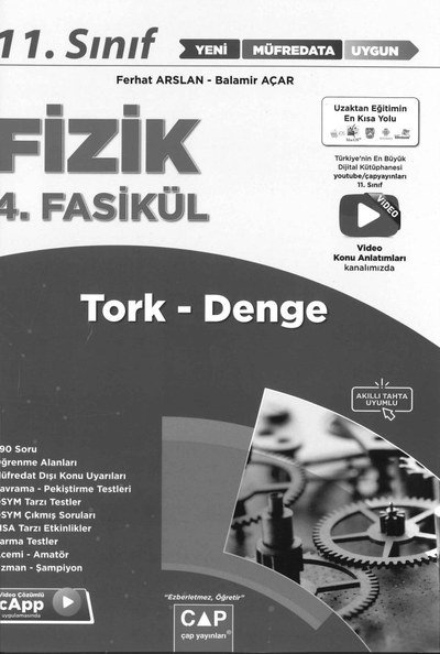 FİZİK 4. FASİKÜL TORK DENGE Fenomen Fotokopi - YKS - KPSS - ALES
