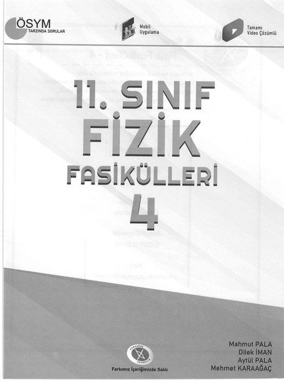 FİZİK FASİKÜLLERİ 4 Fenomen Fotokopi - YKS - KPSS - ALES