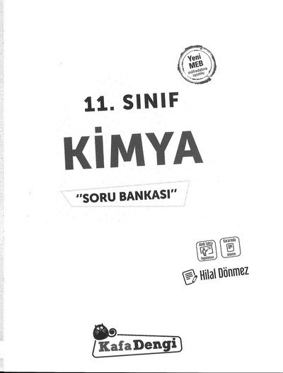 KİMYA SORU BANKASI