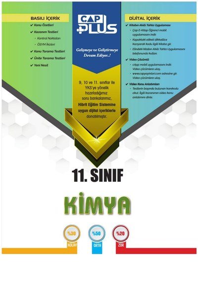 KİMYA SORU BANKASI Fenomen Fotokopi - YKS - KPSS - ALES