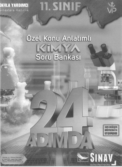 ÖZEL KONU ANLATIMLI KİMYA SORU BANKASI 24 ADIMDA Fenomen Fotokopi - YKS - KPSS - ALES