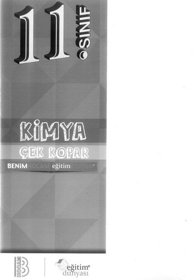 KİMYA ÇEK KOPAR Fenomen Fotokopi - YKS - KPSS - ALES