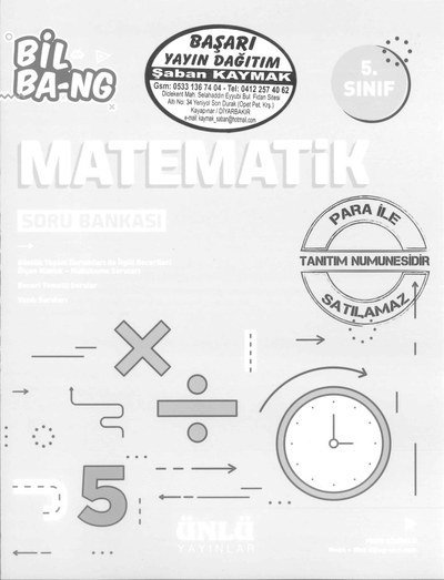 MATEMATİK SORU BANKASI Fenomen Fotokopi - YKS - KPSS - ALES