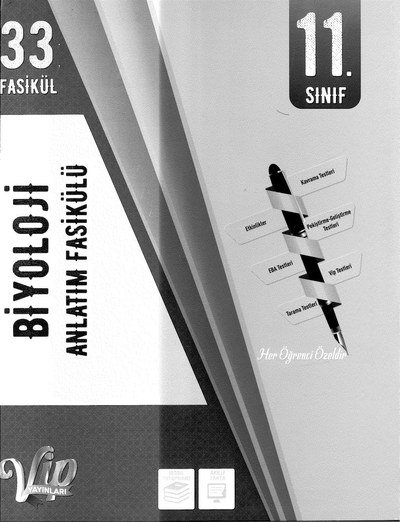 BİYOLOJİ ANLATIM FASİKÜLÜ Fenomen Fotokopi - YKS - KPSS - ALES