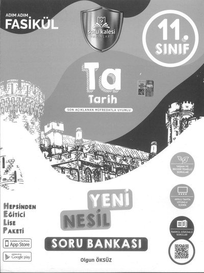 TA TARİH YENİ NESİL SORU BANKASI ADIM ADIM FASİKÜL Fenomen Fotokopi - YKS - KPSS - ALES