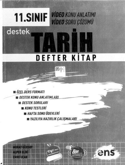 TARİH DEFTER KİTAP KONU ANLATIMI SORU ÇÖZÜMÜ Fenomen Fotokopi - YKS - KPSS - ALES