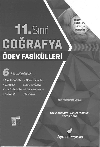 COĞRAFYA ÖDEV FASİKÜLLERİ 6 FASİKÜL KİTAPÇIK Fenomen Fotokopi - YKS - KPSS - ALES