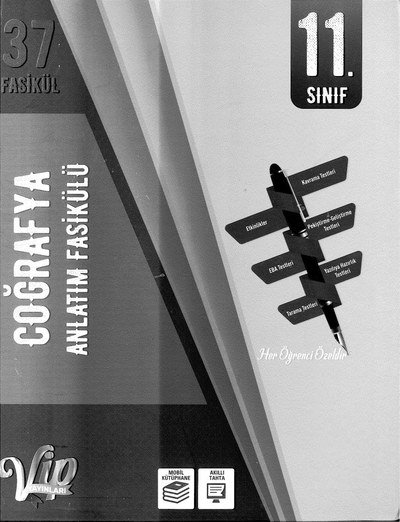 COĞRAFYA ANLATIM FASİKÜLÜ 37 FASİKÜL Fenomen Fotokopi - YKS - KPSS - ALES