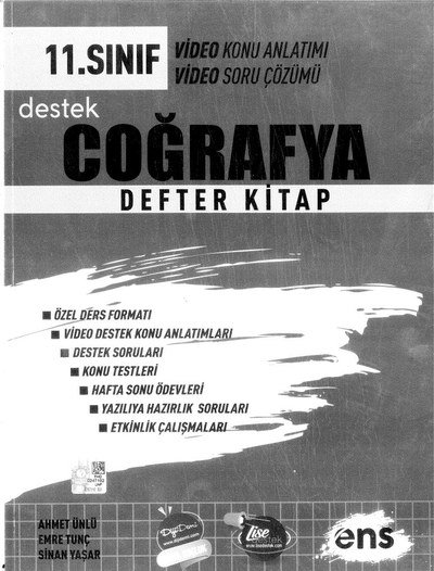 COĞRAFYA DEFTER KİTAP Fenomen Fotokopi - YKS - KPSS - ALES