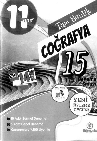 TAM BENLİK COĞRAFYA 15 DENEME SINAVI