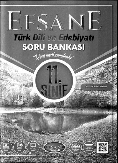 EFSANE TÜRK DİLİ VE EDEBİYATI SORU BANKASI Fenomen Fotokopi - YKS - KPSS - ALES