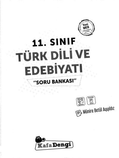 TÜRK DİLİ VE EDEBİYATI SORU BANKASI Fenomen Fotokopi - YKS - KPSS - ALES