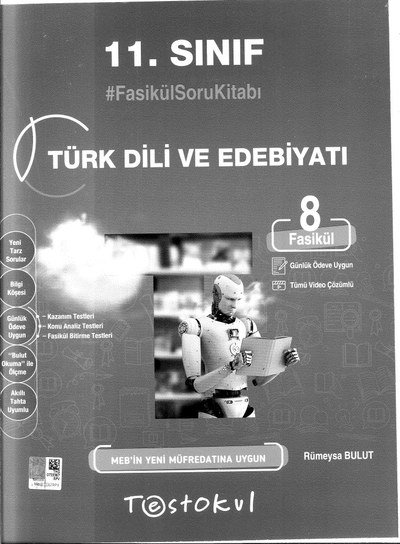 TÜRK DİLİ VE EDEBİYATI FASİKÜL SORU KİTABI