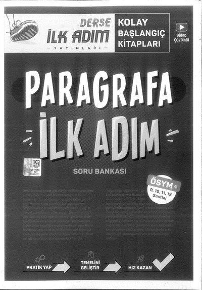 PARAGRAFA İLK ADIM SORU BANKASI Fenomen Fotokopi - YKS - KPSS - ALES