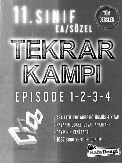 EA/SÖZEL TEKRAR KAMPI EPISODE 1-2-3-4 Fenomen Fotokopi - YKS - KPSS - ALES