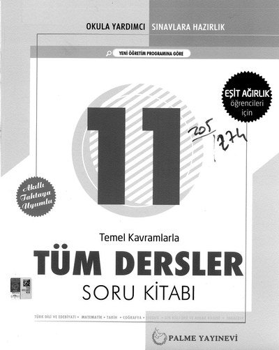 TÜM DERSLER SORU KİTABI TEMEL KAVRAMLARLA