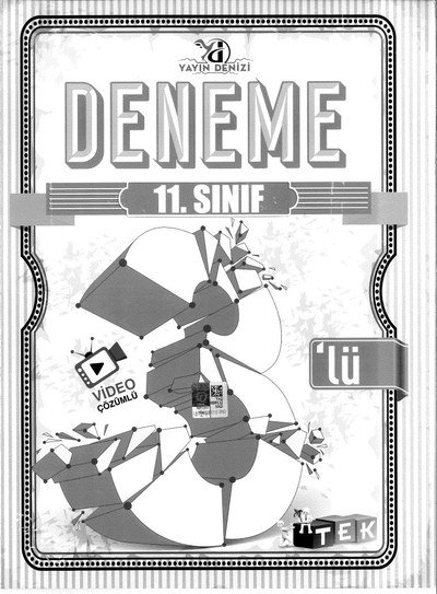 DENEME 3'LÜ TEK Fenomen Fotokopi - YKS - KPSS - ALES