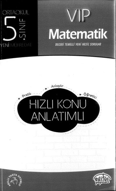 VIP MATEMATİK KONU ANLATIMLI Fenomen Fotokopi - YKS - KPSS - ALES