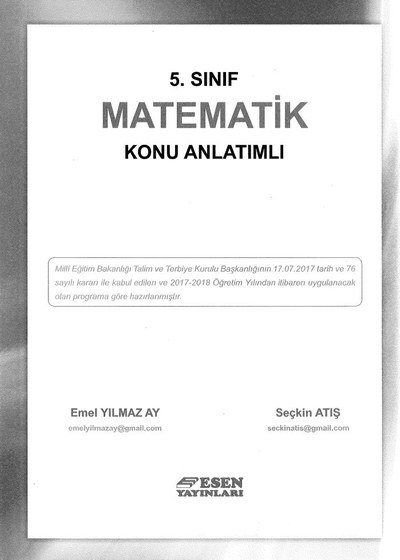 MATEMATİK KONU ANLATIMLI Fenomen Fotokopi - YKS - KPSS - ALES