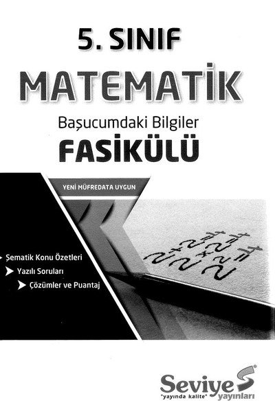 MATEMATİK BAŞUCUMDAKİ BİLGİLER FASİKÜLÜ Fenomen Fotokopi - YKS - KPSS - ALES