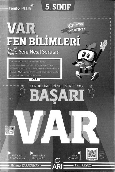 VAR FEN BİLİMLERİ Fenomen Fotokopi - YKS - KPSS - ALES