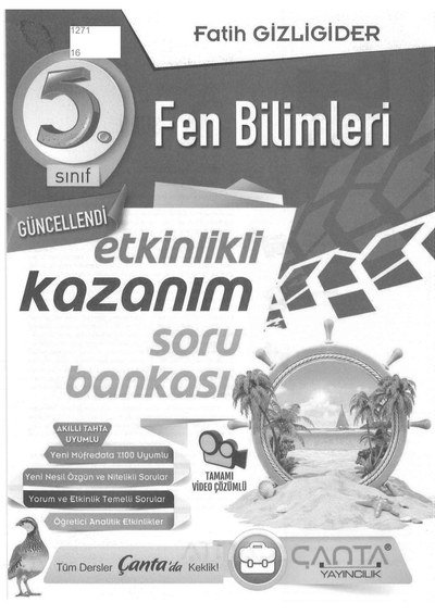 FEN BİLİMLERİ SORU BANKASI Fenomen Fotokopi - YKS - KPSS - ALES