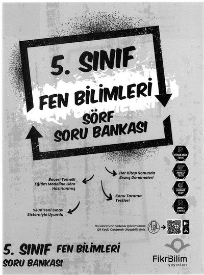 FEN BİLİMLERİ SÖRF SORU BANKASI Fenomen Fotokopi - YKS - KPSS - ALES