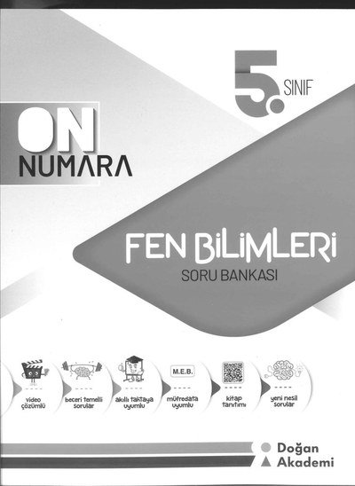 ON NUMARA FEN BİLİMLERİ SORU BANKASI Fenomen Fotokopi - YKS - KPSS - ALES