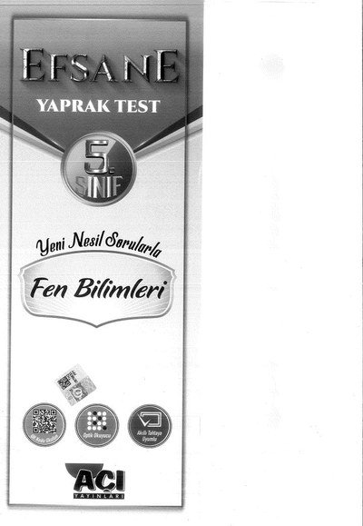 EFSANE FEN BİLİMLERİ Fenomen Fotokopi - YKS - KPSS - ALES