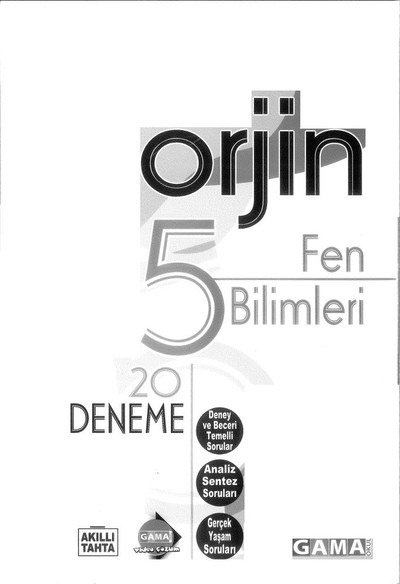 ORJİN FEN BİLİMLERİ 20 DENEME Fenomen Fotokopi - YKS - KPSS - ALES